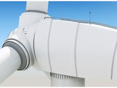 Animated Windmill 3D Model 3D model