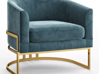 Corbin Chair Low-poly 3D model