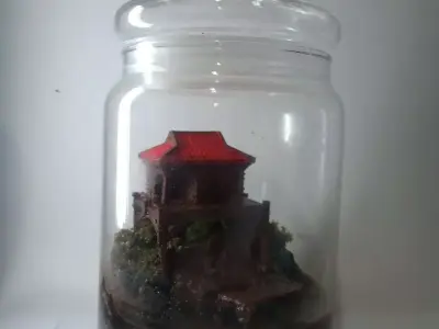 Japanese Model For Aquarium and Terrarium  Free 3D print model