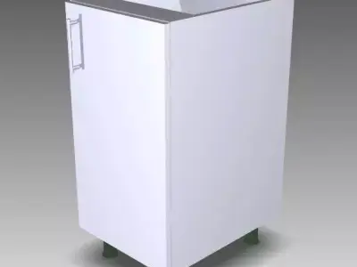 KitchenBox TextureFree Free 3D model purchase