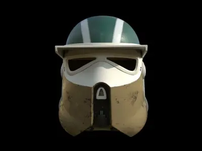 AT-RT Walker Clone Trooper Helmet  3d digital download 3D print model