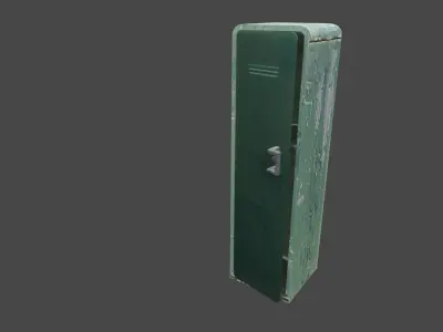Old Locker Free low-poly 3D model