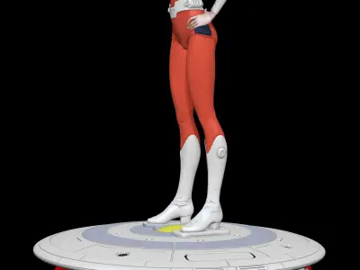 JOAN Johann Captain Future  Capitaine Flam 3D model