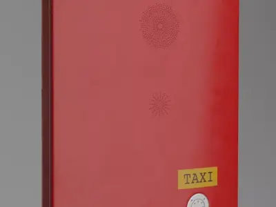 SOS info box Low-poly 3D model