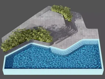 SWIMMING POOL NO120 A 3D model