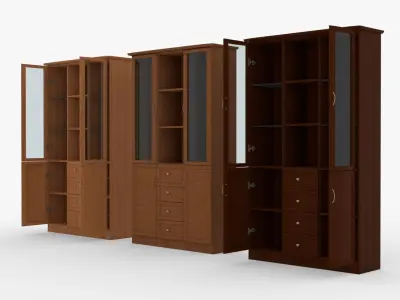Glazed Sideboard 3D model