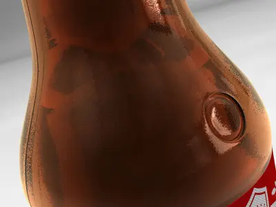 Bottle of beer 3D model