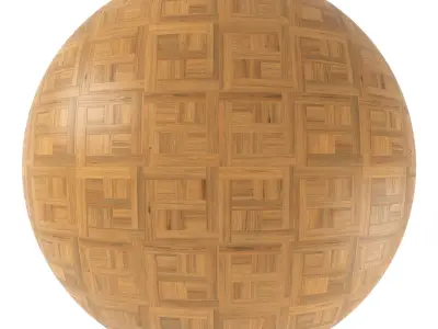 Parquet - Laminate - Wooden floor 4 in 1 3D model 31