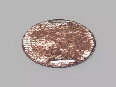 Sewer Grate 04 3D model