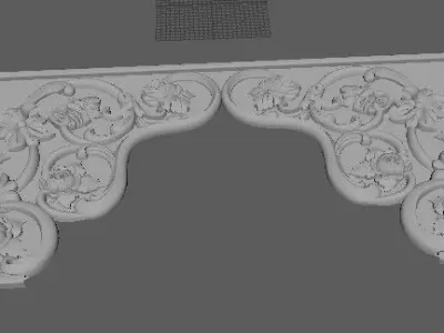 dekor ornament 3D model 184
