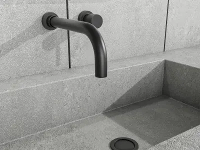 contemporary bathroom furniture  3D model