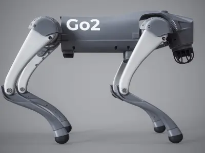  Unitree Go2 Robot Dog PBR 