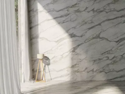 Seamless Carrara White Marble PBR Texture Texture