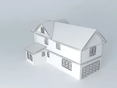 Little Townhouse Free 3D model