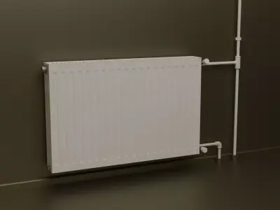 Radiator Panel - 3D Model Low-poly 3D model