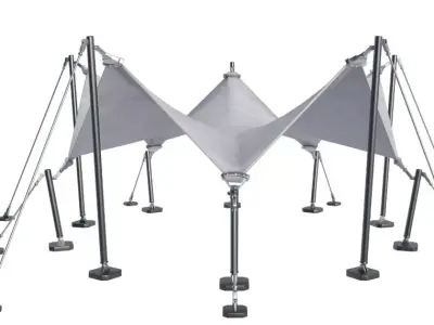 Tensile Structures collection 3D model