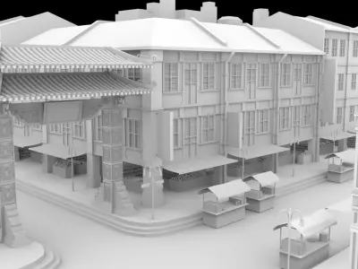 Chinatown Market 3D model
