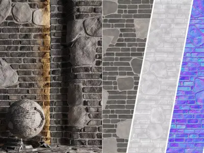 H88 Slate Stone - PBR - 4K - Seamless Texture