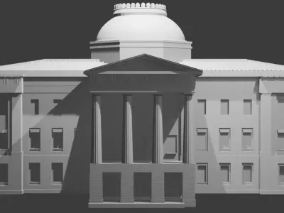 North Carolina State Capitol Building 3D print model