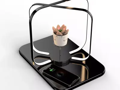 Bed side lamp Free 3D model