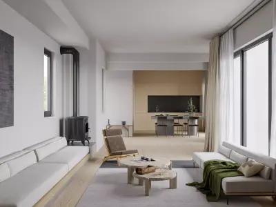 apartment interior scenes    3D model get