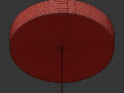 SNOTRA hanging lamp with balls 3D model