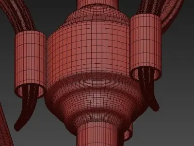 CHANDELIER MAYFLOWER 3D model