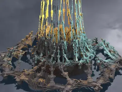 Greek Underworld walkways 3D model