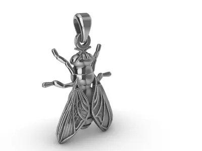Fly Pendant 3D print model