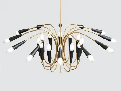 Aretha Suspension Light 3D model