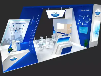 Science and technology booth ideas 3D model