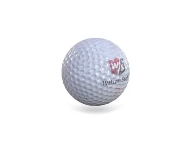  Golf Ball Low-poly PBR 