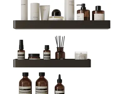 Decorative bathroom set 10 3D model