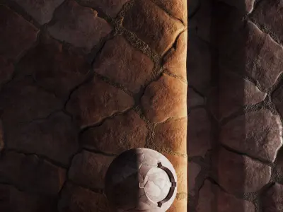 H115 Stone - PBR - 4K - Seamless - SBSAR 3D model