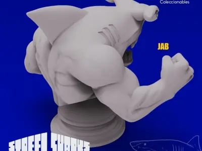 Street Sharks - Jab - Animated Series 3D print model
