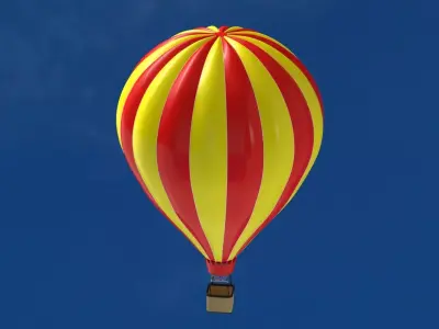 Hot Air Balloon 03 3D model