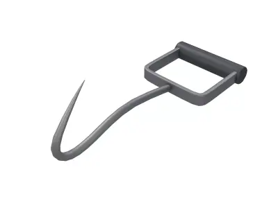 Hay Hook v1 003 Low-poly 3D model