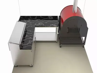 kitchen -oven  3D model