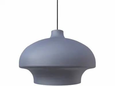 Brown Glass Hanging Lamp 3D model