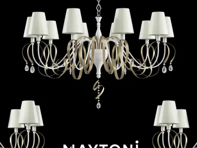Chandelier Intreccio ARM010-10-W Maytoni Classic Free 3D model