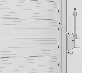Jalousie window 3D model