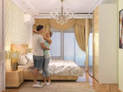 Interior BedRoom 3D model purchase