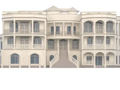 Classical Style House 3D model