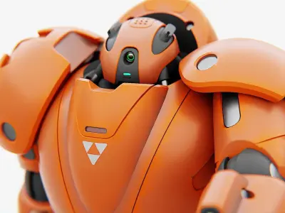 COMBAT DROID M-3000  RIGGED 3D model