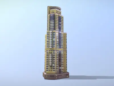 MSK Building 20 Low-poly 3D model