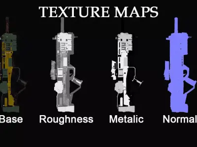 Sci fi Gun Model 3D model