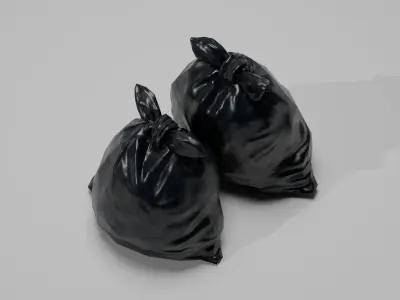 TRASH BAG Low-poly 3D model purchase