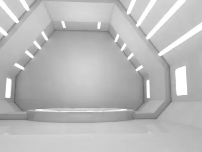 Room Interior 3D model shop