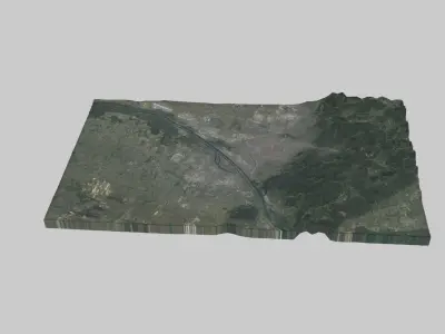 Vienna City Low-poly 3D model