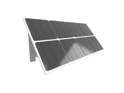 Solar Panel v1 003 Low-poly 3D model